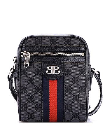 Balenciaga x Gucci The Hacker Project Zip Messenger Bag BB Canvas Mini (view 1)