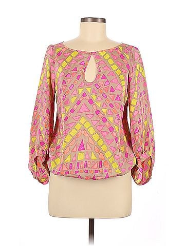 Alice & Trixie Alice &amp; Trixie Long Sleeve Silk Top (view 1)