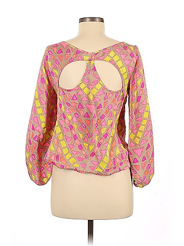 Alice & Trixie Alice &amp; Trixie Long Sleeve Silk Top (view 2)