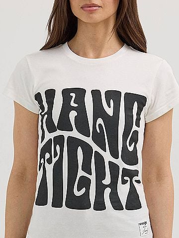 Wrangler Jeans Co Women's X Lainey Wilson Shirt in White (view 2)
