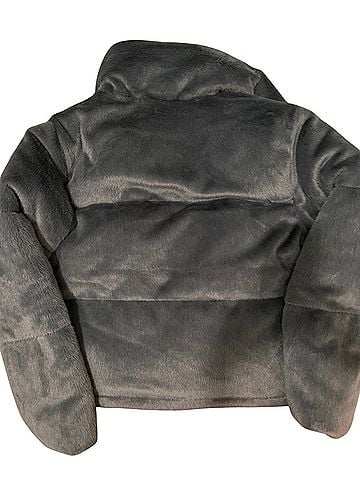 Abercrombie & Fitch Mini Puffer Faux Fur Jacket (view 2)