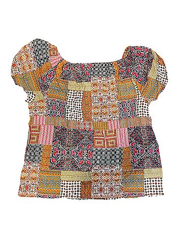 Rose + Olive Short Sleeve Blouse (view 2)