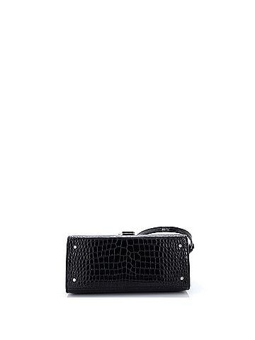 Saint Laurent Cassandra Top Handle Bag Crocodile Embossed Leather Medium (view 2)