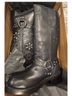 Free People 100% Leather Black Boots Size 7 1/2 - photo 5
