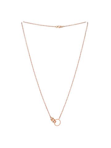 Cartier Love Interlocking Necklace 18K Rose Gold (view 2)