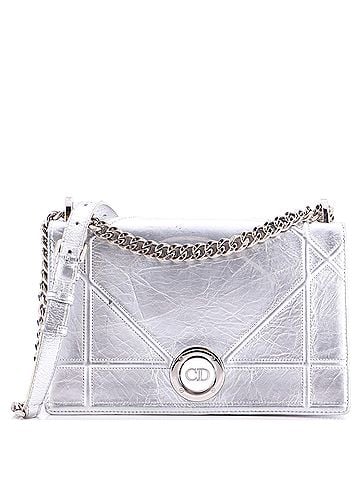 Christian Dior Diorama Clasp Flap Bag Crinkled Lambskin Medium (view 1)