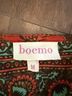 Boemo Floral Red Green Brown Casual Dress Size M - photo 3