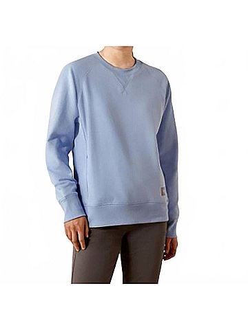 Ariat Women's Workman Washed Fleece Sweatshirt in Lavender (view 2)