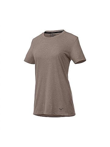 Mizuno Women's Inspire Tee in Vintage Khaki (view 1)