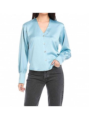 Fifteen Twenty Tie Back Top in Glacier (view 2)