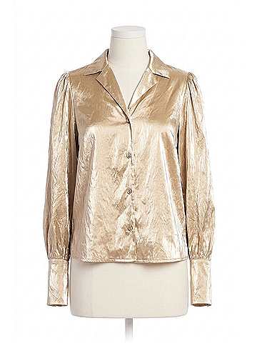 Fifteen Twenty Long Sleeve Button Up Shirt in Gold Dust (view 1)