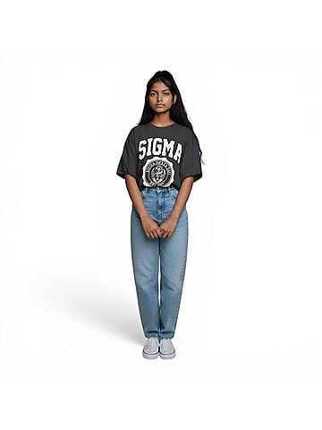 Ambar Sigma T-Shirt in Dark Grey (view 2)