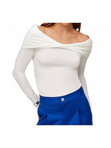 Fifteen Twenty Jillian Off The Shoulder Top in Off White (view 2)