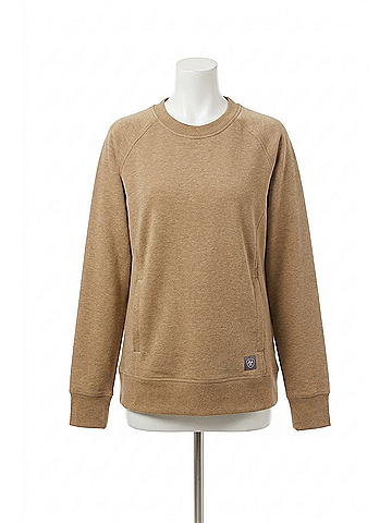 Ariat Women's Traverse Crew Sweatshirt in Oatmeal Heather (view 1)