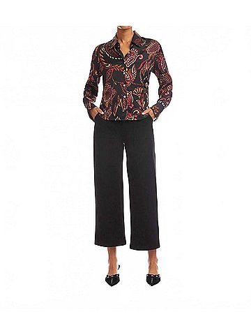 Fifteen Twenty Tawnie Side Pleat Shirt in Paisley (view 2)