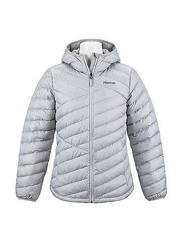 Marmot Women's Highlander Hoody in Sleet (view 2)