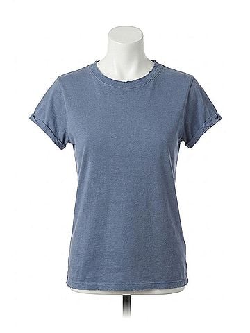 Recycled Karma Fitted Tee in Vintage Blue (view 1)