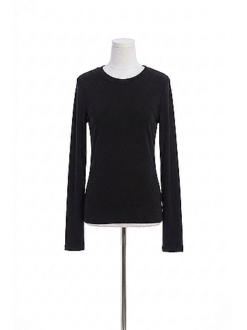Fifteen Twenty Side Shirred Top in Black (view 1)
