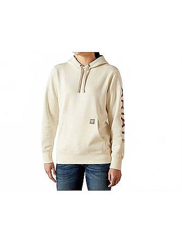 Ariat Women's Graphic Hoodie in Vanilla Ice (view 2)