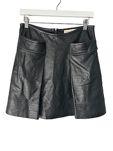 Tory Burch Fae Leather Skirt (view 2)