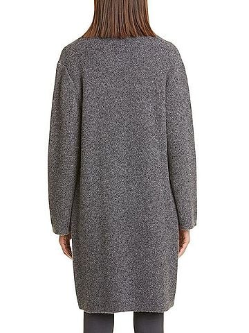 Vince. Bouclé Wool Blend Cardigan Coat Coat (view 2)