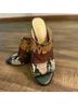Gibson Latimer 100% Leather Snake Print Multi Color Heels Size 7 - photo 7