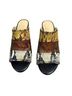 Gibson Latimer 100% Leather Snake Print Multi Color Heels Size 7 - photo 8