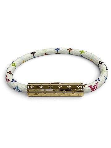 Louis Vuitton LOUIS VUITTON M8973F Bracelet LV Confidential LV™ Takashi Murakami Monogram Multicolor Leather Multi Made in Spain Women's Comes with Box and Dust Bag (view 1)