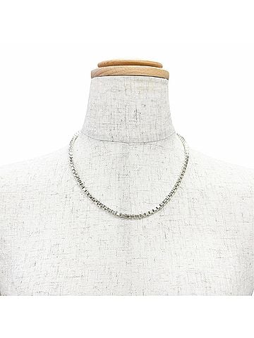Tiffany & Co. TIFFANY&amp;Co. Tiffany Venetian Necklace, 925 Sterling Silver, Weight 38.7g, Neck Circumference 45.5cm, Women's. (view 2)