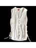 Guess Solid White Tank Top Size S - photo 3