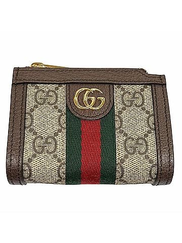 Gucci GUCCI 699530 GG Marmont Ophidia Supreme Key Hook Wallet/Coin Case, Beige/Brown, Made in Italy, Women's, with Box and Dust Bag. (view 1)