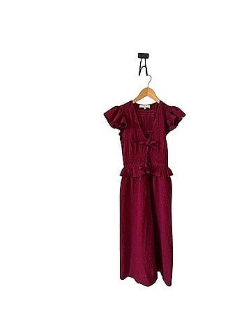 Sea New York Ruffle Flutter Sleeve Bow Front Midi Dress Casual Dress (view 2)