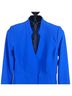 Boston Proper 95% Nylon 5% Spandex 100% Polyester Solid Blue Blazer Size XS - photo 2