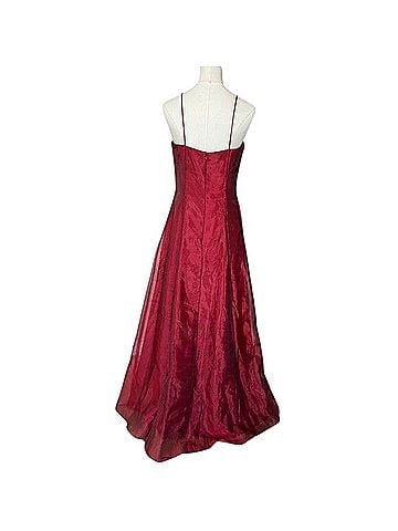 Betsy & Adam Y2K beaded/sequin fall gown Cocktail Dress (view 2)