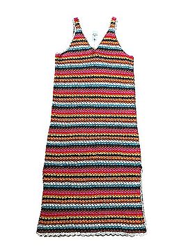 Marine Layer Viv Stripe Crochet Midi Casual Dress (view 2)