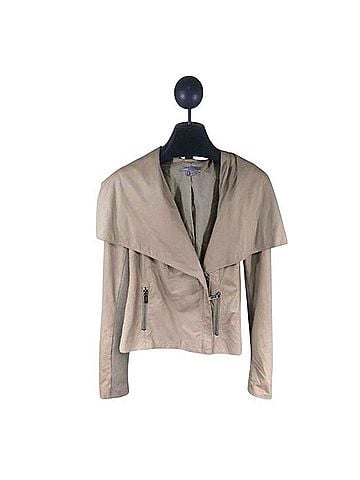 Vince. Asymmetric Moto Drape Front Jacket Jacket (view 1)