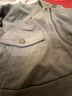 William B 100% Polyester Gray Faux Leather Jacket Size M - photo 4