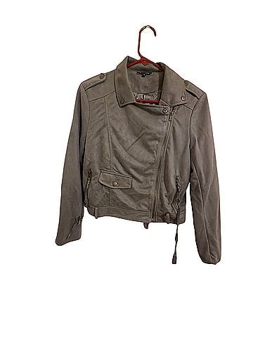 William B Faux Leather Jacket (view 1)