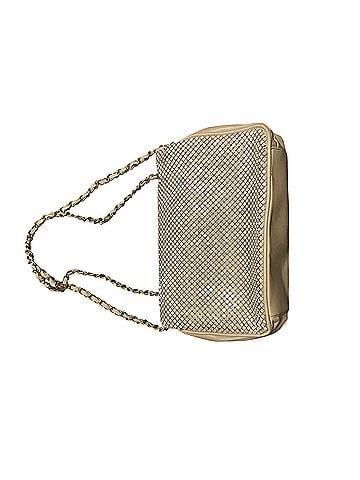 Whiting & Davis Vintage Chainmail Leather Clutch (view 2)
