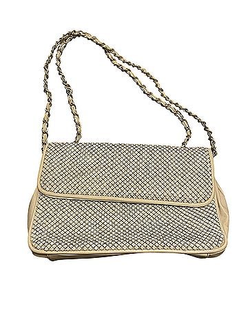 Whiting & Davis Vintage Chainmail Leather Clutch (view 1)