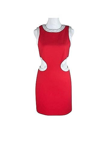 STAUD Mini Dolce Cutout Dress Cocktail Dress (view 1)