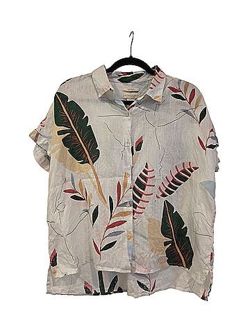 Cynthia Rowley Short Sleeve Button-Down Shirt (view 1)
