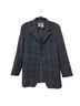 DKNY 100% Wool Plaid Multi Color Blazer Size 6 - photo 1