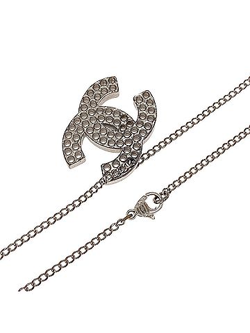 Chanel Chanel Coco Mark Necklace, Metal, Women's CHANEL (view 2)