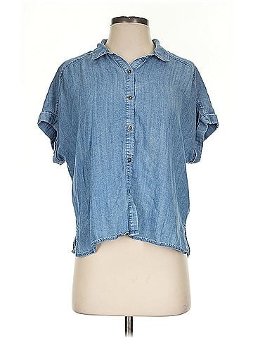 Splendid Splendid Short Sleeve Button Down Shirt (view 1)