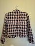 L'Agence 100% Acrylic 100% Polyester Houndstooth Black Pink Blazer Size 2 - photo 2