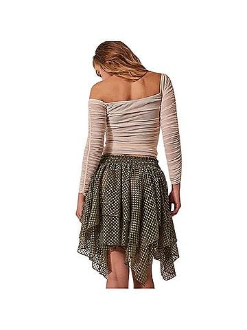 Free People Intimately All Season Half Slip Skirt Metallic Mesh Balletcore Bohemian Casual Skirt (view 2)