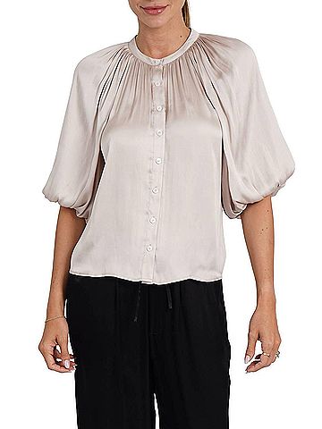 Love Token Odette Blouse in Champagne (view 2)