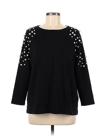 Joh Fiona Pearl Top in Black (view 1)
