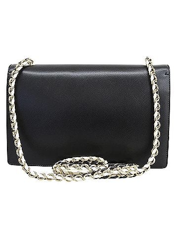 Salvatore Ferragamo Salvatore Ferragamo - Excellent condition Vara ribbon chain bag/shoulder bag for women, black and white. (view 2)